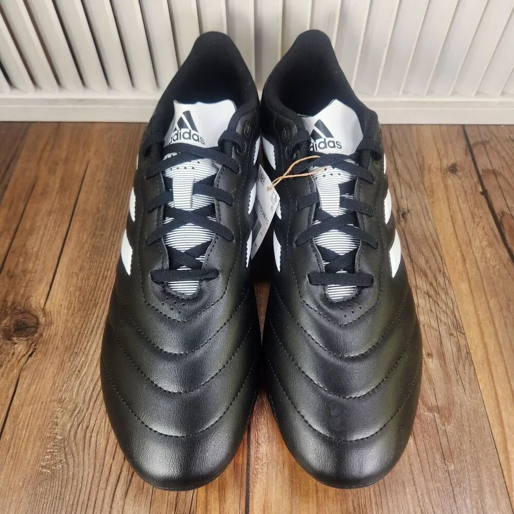 Adidas Goletto VIII FG Mens Sz 12 Black White Athletic Soccer Cleats Boot GX7793